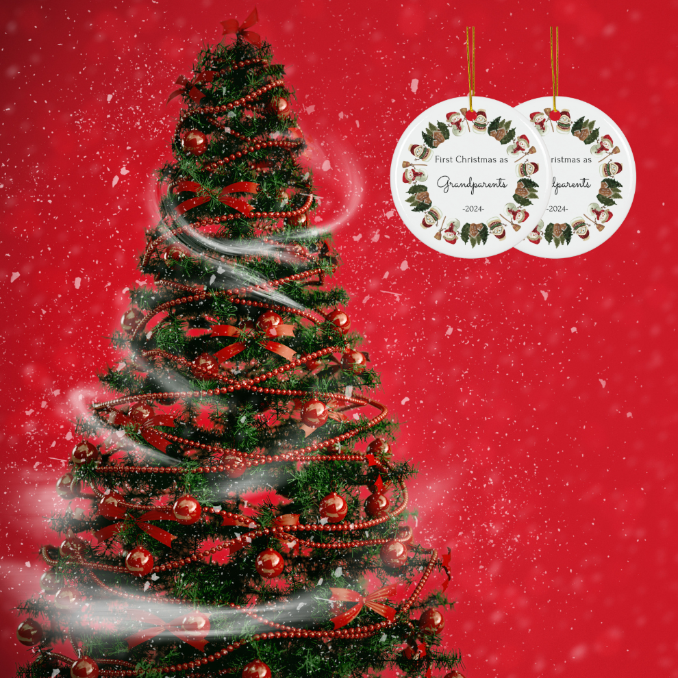 2025 Personalized Grandparent Christmas Ornament