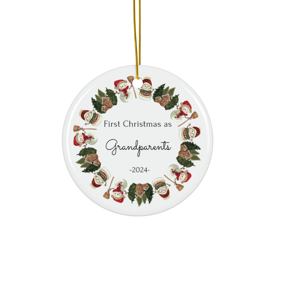 2025 Personalized Grandparent Christmas Ornament
