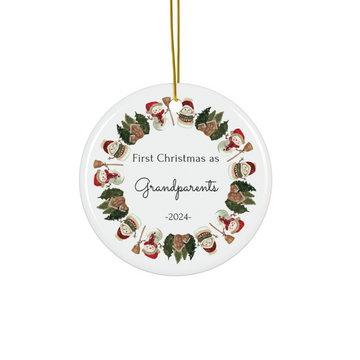 2025 Personalized Grandparent Christmas Ornament
