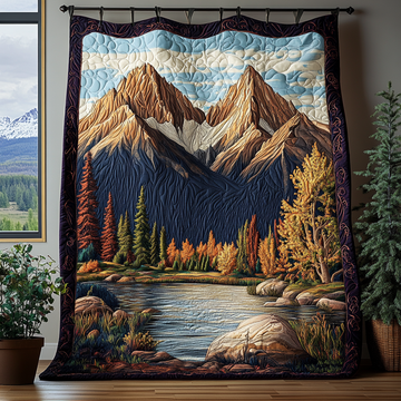 Spruce Hollow Quilted Blanket Home Bedding Decor Birthday Gifts For Nature Lovers - Marykun