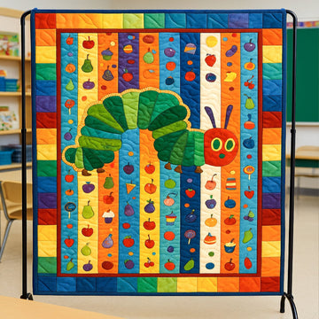Study Time Stripes Quilted Blanket Best Throw Blanket Back To School Gifts For Kids - Marykun