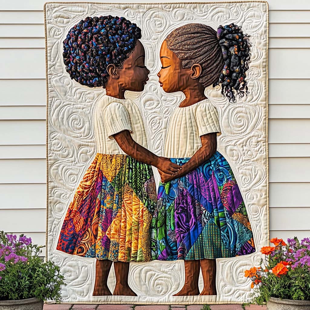 Sunday Best Quilted Blanket Christmas Holiday African American Gifts For Her - Marykun