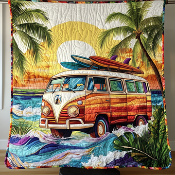 Surfer Dream Quilted Blanket Christmas Throw Blanket Best Gifts For Beach Lovers - Marykun
