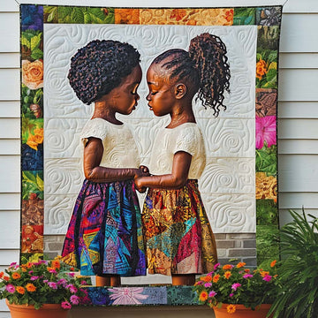 Tender Moments Quilted Blanket Holiday Throw Blanket Gifts For Black History Month - Marykun
