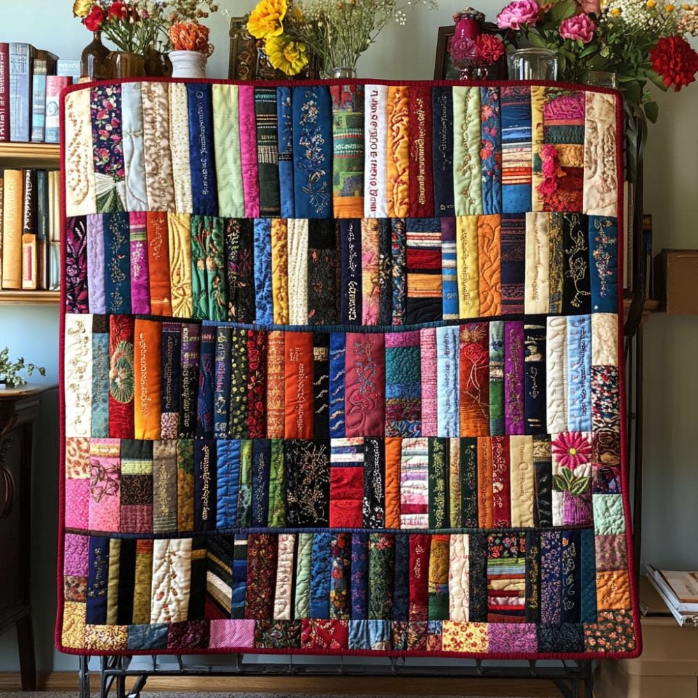 The Story Garden Quilted Blanket Best Throw Blanket Gift For Book Lover - Marykun