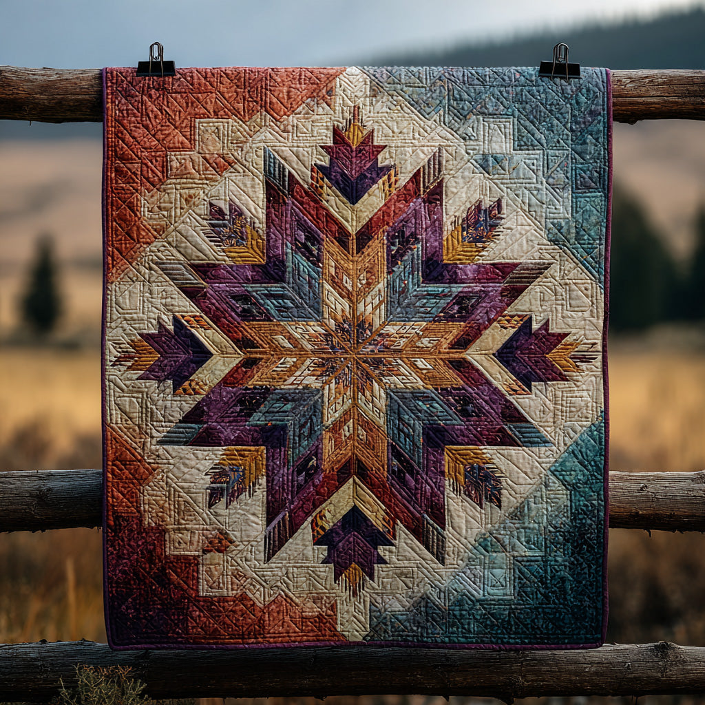 Twilight Starburst Quilted Blanket Nice Throw Blanket Butterfly Gifts For Friends - Marykun