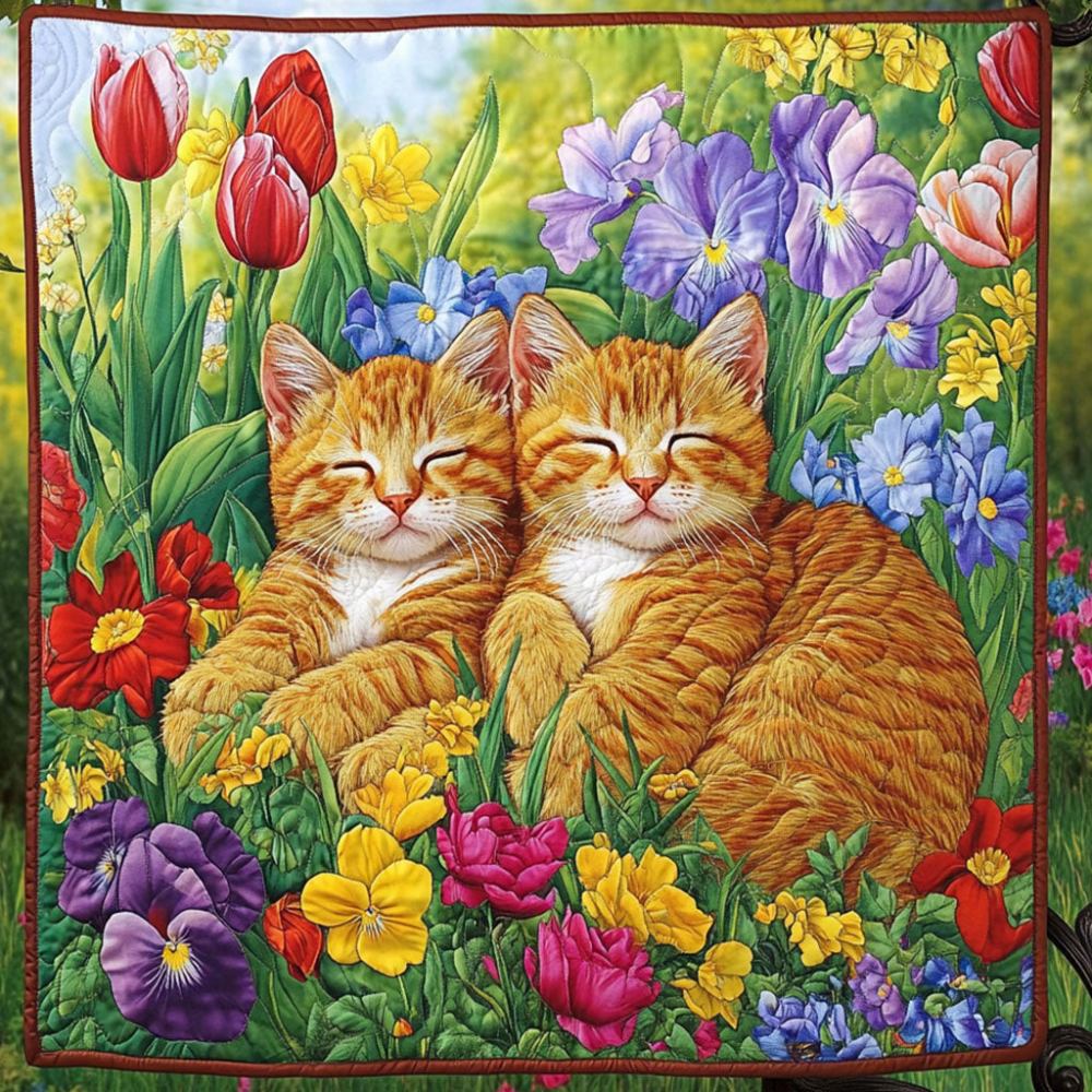 Twin Snuggle Quilted Blanket Christmas Bedroom Decor Gifts For A Cat Lover - Marykun