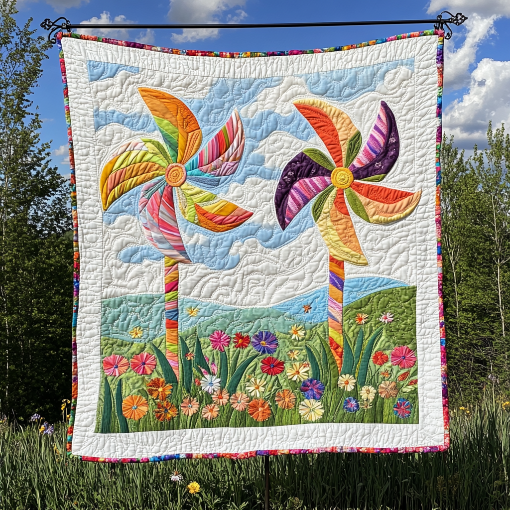 Twirl Serenity Quilted Blanket Bedroom Xmas Decor Gifts For Someone Who Loves Nature - Marykun