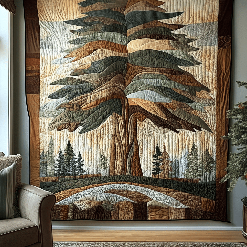 Underneath the Tree Quilted Blanket Cute Bedroom Ideas Birthday Gifts For Nature Lovers - Marykun