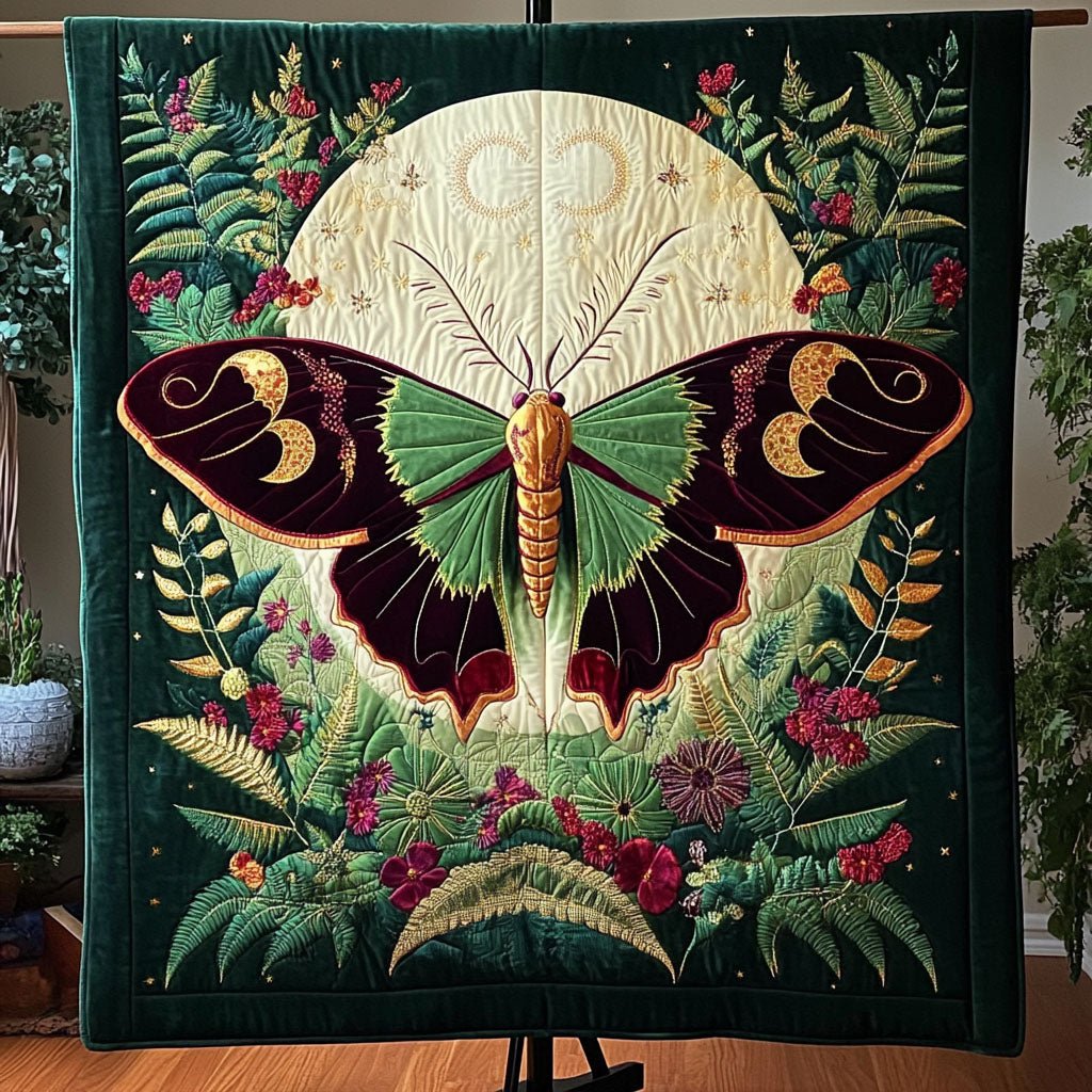 Velvet Flare Quilted Blanket Holiday Throw Blanket Butterfly Birthday Gift Ideas - Marykun
