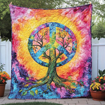 Vibrant Bloom Quilted Blanket Best Throw Blanket Elephant Gifts For Him - Marykun