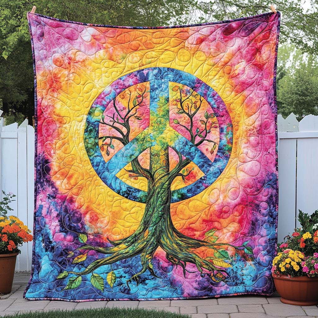 Vibrant Bloom Quilted Blanket Best Throw Blanket Elephant Gifts For Him - Marykun