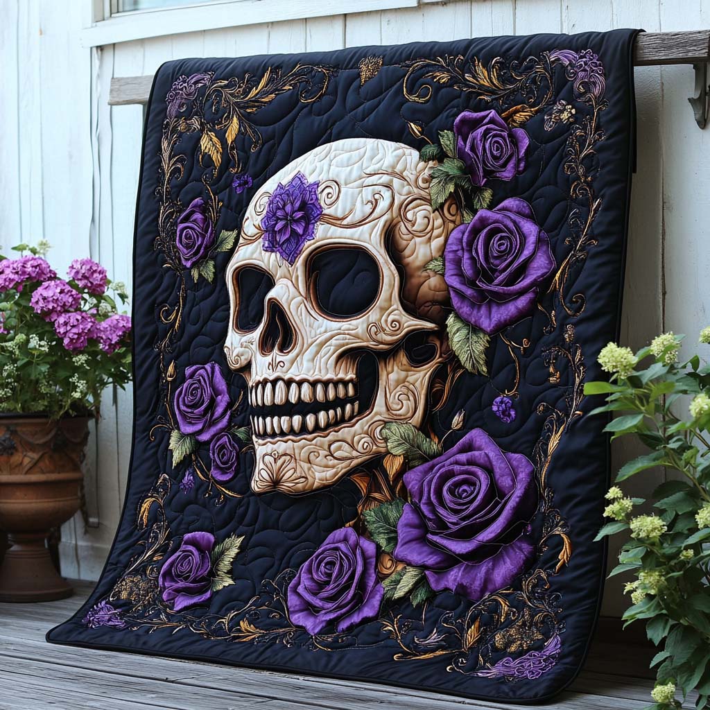 Violet Remembrance Quilted Blanket Bedroom Decor Christmas The Gift Of Faith - Marykun