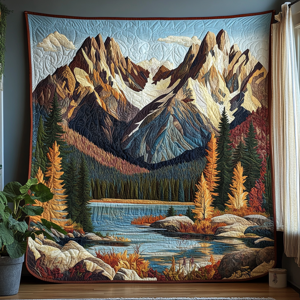 Whispering Grove Quilted Blanket Best Couch Throw Blanket Gift For Nature Lovers - Marykun