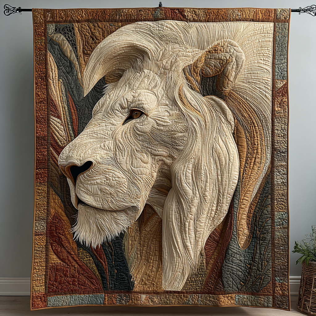 Wild Lion Quilted Blanket Winter Decor Blanket Gifts For Chicken Farmers - Marykun