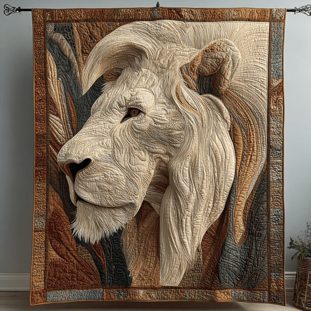Wild Lion Quilted Blanket Winter Decor Blanket Gifts For Chicken Farmers - Marykun