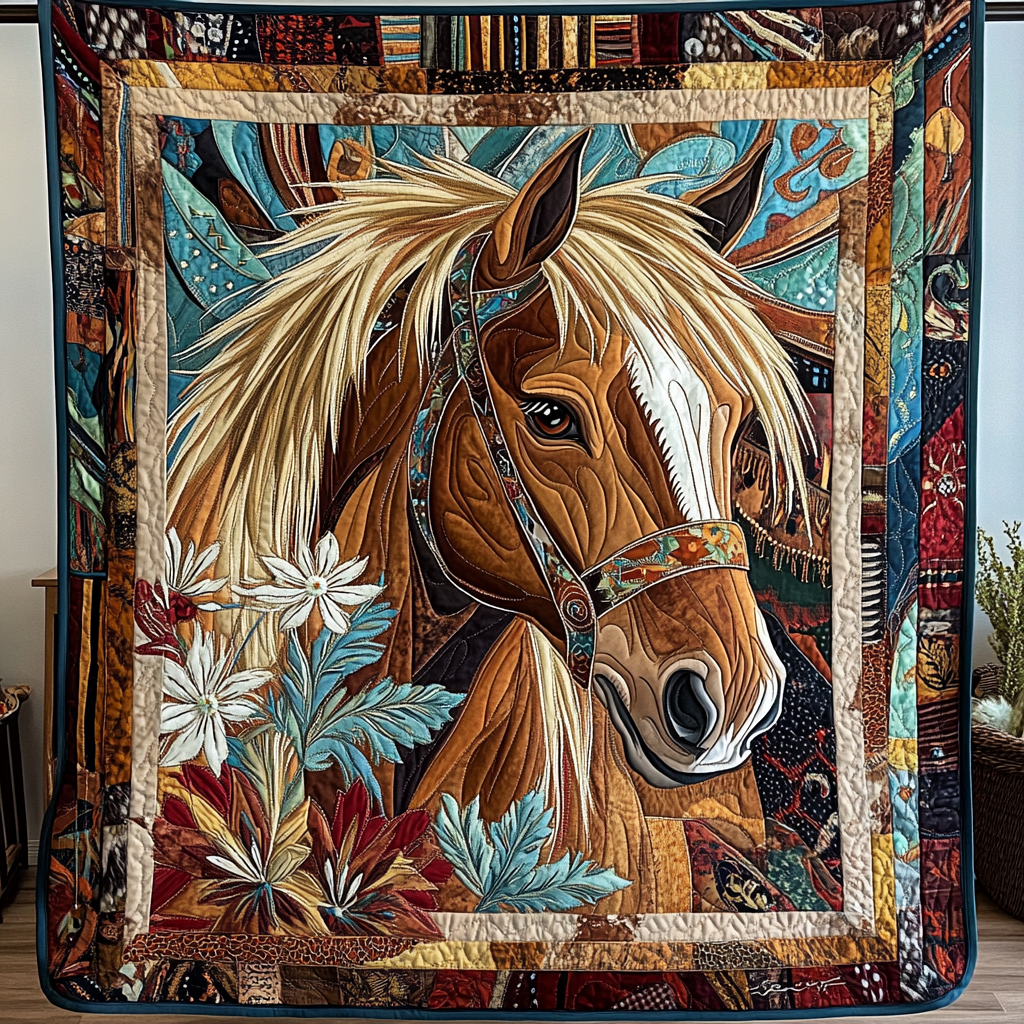 Windrunner Quilted Blanket Holiday Throw Blanket Gifts For Horse Racing Fans - Marykun